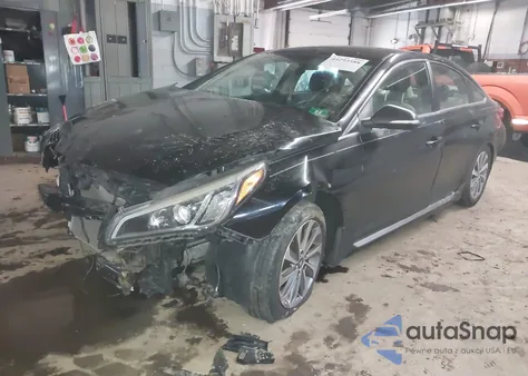 2016 Hyundai Sonata Sport z USA, uszkodzony, nr VIN 5NPE34AF9GH415404